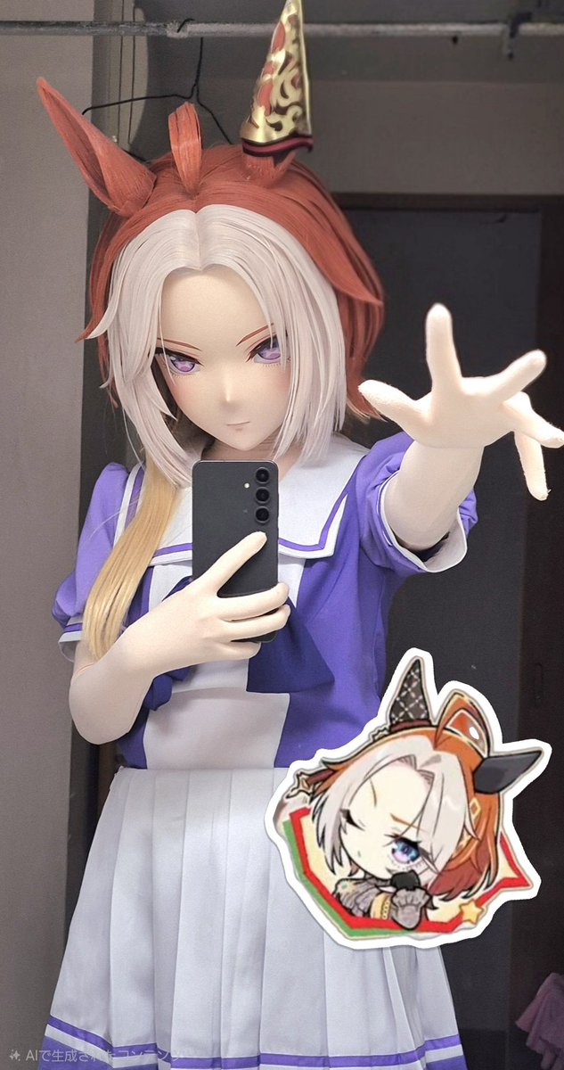feroce_kig's tweet photo. 些か地味に過ぎるが....,まぁ良かろう。
#kigurumi 
#umamusume
#ウマ娘 https://t.co/OwYRyITuJG