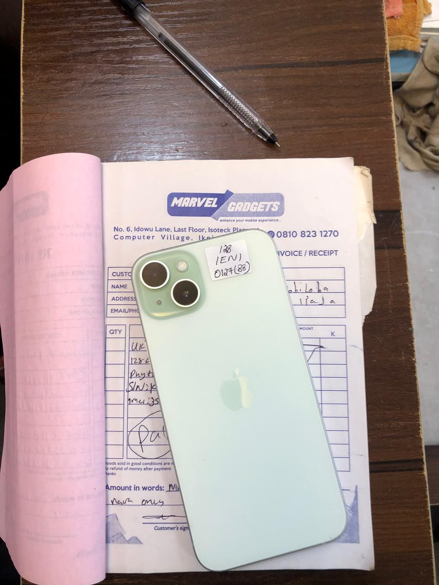 Marvellous57470's tweet photo. Customer came to buy UK iPhone 15 plus 256gb just now ‼️✔️ #gadgets #sureplug.
Swap deals are also available also
WhatsApp or call 08108231270,08089460245
📍1 otigba street computer village ikeja
Nationwide delivery 🚚 ✈️ https://t.co/5tVzRodXJc