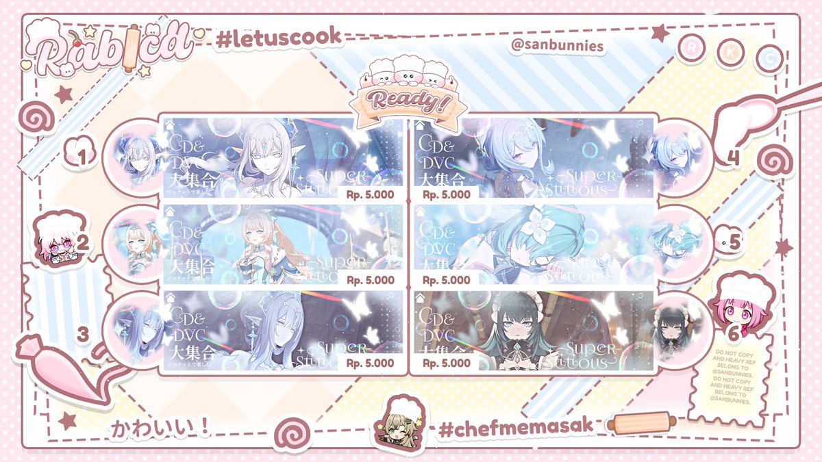 sanbunnies's tweet photo. ✿𝆬  he𝒍p retweet pwis, tencya! 👧🏻

heiyOuw guis! 🐰 ✩ kita ada 10 layout ready stock rs chara prev genshin snezhnaya niw  ⭐️💗 ˚ ⤾ siap untuk dijemput di dm rabica cekarang! gaskaan jajan xP !!  𖠗  🫶🏻  ⸼  ۫

#bealanja https://t.co/MNCNXN1ZH3