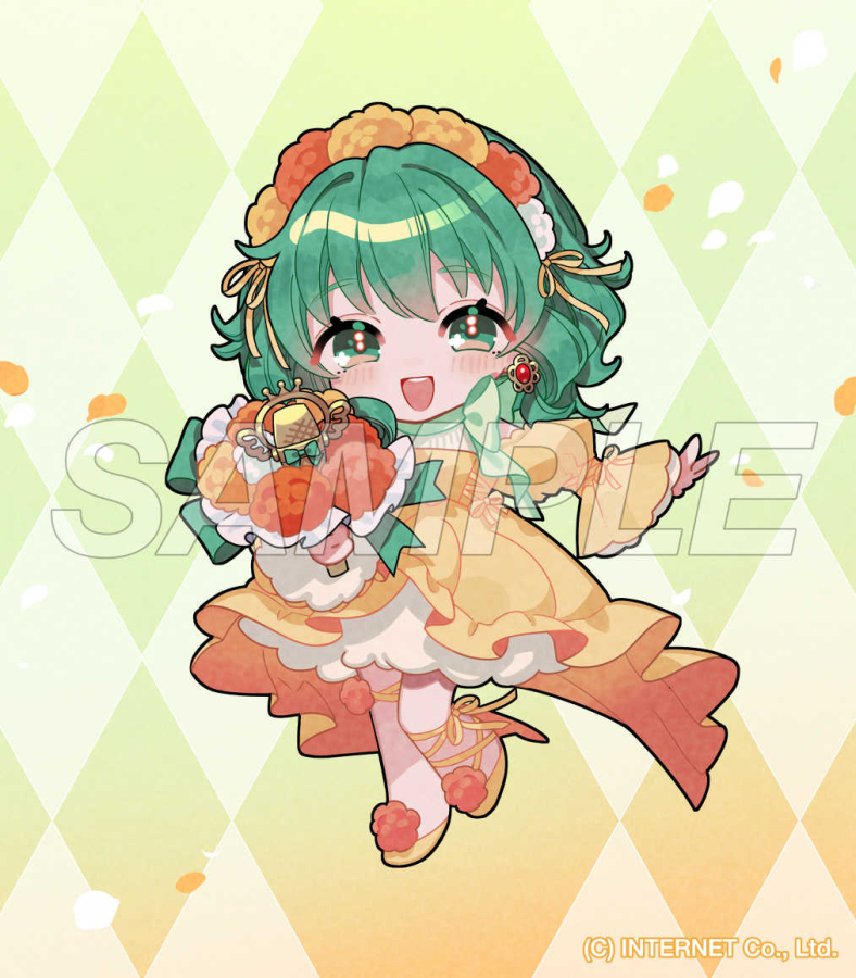 chie_rico's tweet photo. 2026年のGUMI誕生祭用の等身&amp;ミニキャライラストを担当させていただきました✨🥕
17回目のお誕生日おめでとうございます🎂 https://t.co/8b5acYXS69