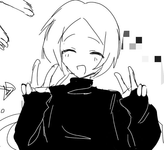 NIGUFUGU_WoW719's tweet photo. 絵を描く際集中力を維持するために、一旦雑描きを端っこに描きがちです。 https://t.co/omBLoIv8R5