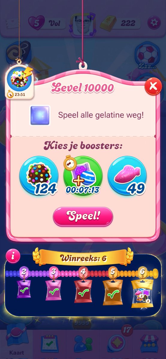 Kloosterboer's tweet photo. Ik geloof dat ik een beetje een Candy Crush Sega verslaafde ben. Zojuist level 10.000 behaald!

#candycrushsega https://t.co/rzZ1SnYoFW