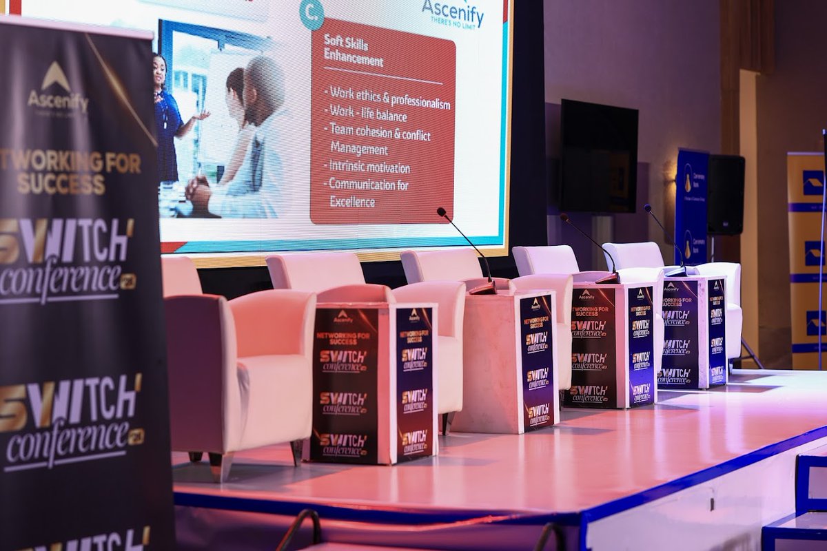 ascenifyuganda's tweet photo. 🔴 HAPPENING NOW
The inaugural Ascenify Switch Conference. 
Today brings together business leaders, entrepreneurs, and professionals for powerful conversations on building stronger networks and creating collaborations that drive lasting impact. 

#TheSwitchConference #AscenifyUg https://t.co/OmbloOS6DJ