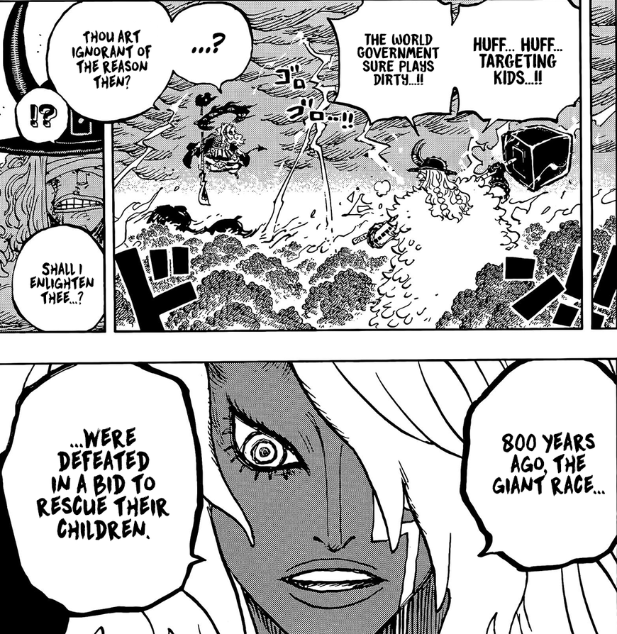 WorstGenHQ's tweet photo. #ONEPIECE1186
Can´t wait for more lore infos.
So the Giants "defeated" are probably linked that they couldn´t help Joyboy in the final war... https://t.co/EBil8Dhpag