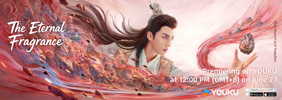 YoukuOfficial's tweet photo. #TheEternalFragrance When they first meet at the academy, everyone has a secret of their own. Streaming on YOUKU starting June 27 at 12:00 PM (GMT+8).
Lead Starring: #SongWeilong #JuJingyi (listed in stroke-count order of surnames)
Special Appearances: #LiuMengrui #ZhaoHuawei (listed in stroke-count order of surnames) 

#千香 #宋威龙 #鞠婧祎（按姓氏笔画排序）#刘梦芮 #赵华为（按姓氏笔画排序）

#YOUKU #优酷
