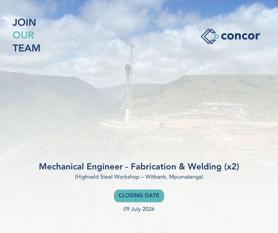 ConcorConstruct's tweet photo. Build the future with Concor!
We're looking for a qualified Mechanical Engineer to join our team. Click the link below to learn more about the role and submit your application.

https://t.co/SaeoGCzvl1
Applications can only be submitted via our online careers portal

#Engineering https://t.co/nts4TItbhh