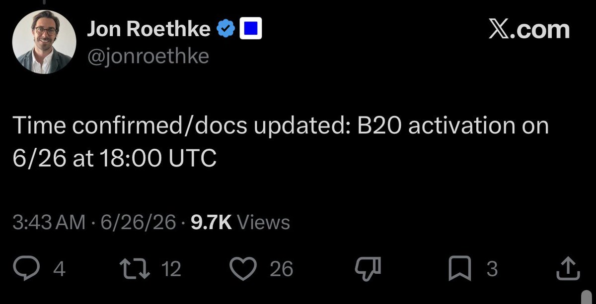 ProfessorCornel's tweet photo. $BASE B20 will go live today.

After that, we’ll see the $BASE TGE &amp; airdrop.

Yes, the biggest update for the token release of $BASE is happening today. 👀 https://t.co/eCGGzvKYH5