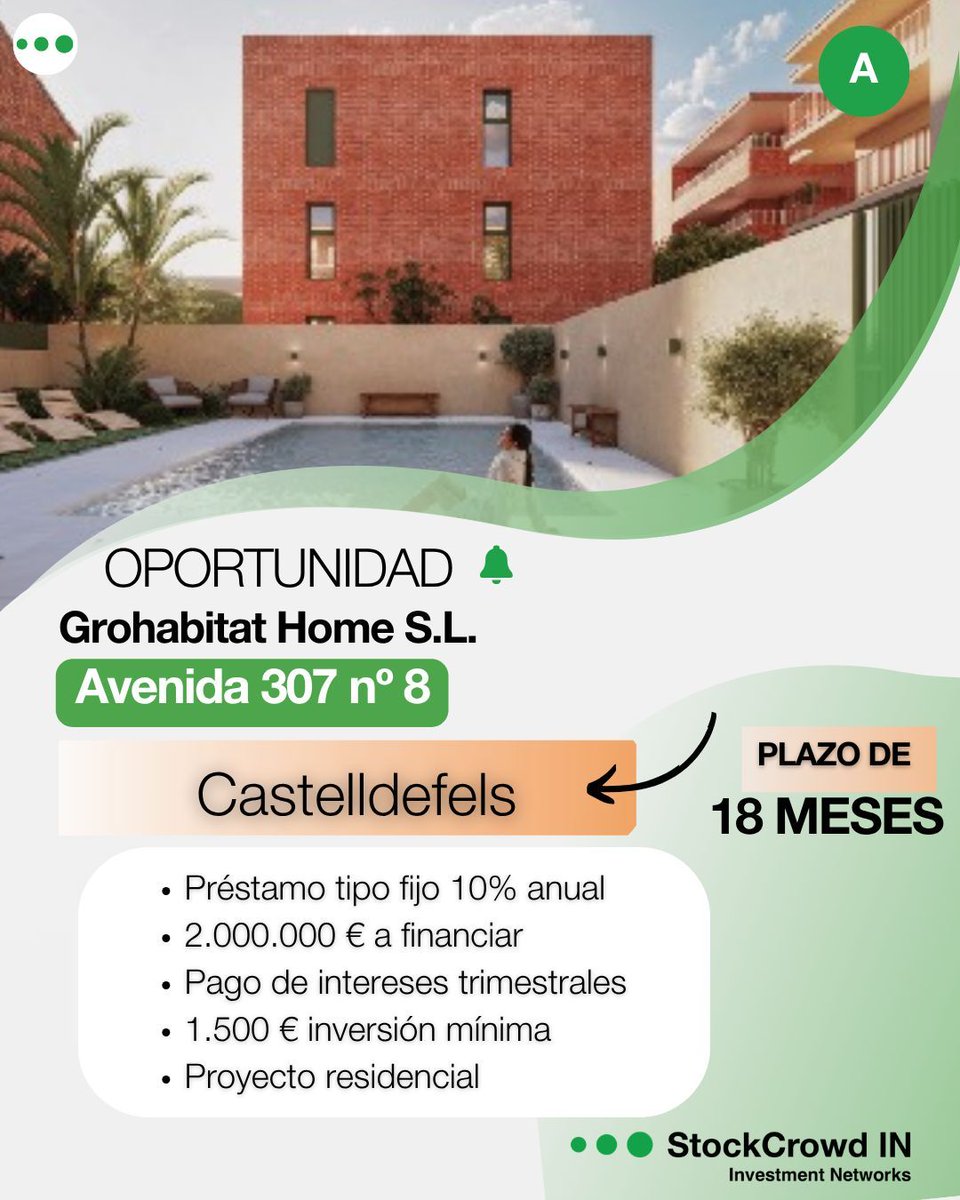 Cresor_'s tweet photo. ⚡El próximo lunes 29 de junio abriremos oportunidad de Grohabitat Home SL ⚡ 
🔜 Mantente atento, la promoción consiste en la construcción de cinco viviendas unifamiliares ubicadas en Castelldefels.
Fecha de lanzamiento: 29 de junio de 2026
⏰ 13 hrs 
ℹ️  https://t.co/ywTdGbAe70 https://t.co/li6WMzlE00