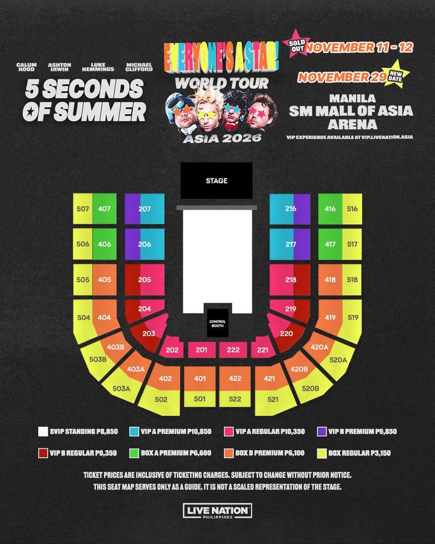 Beyurh's tweet photo. WTS | LFB #WTS #5sosinmanila #5sos 
EAS TOUR | 5SOS | DAY 1 

- (2) Adjacent seat | Box Regular
- RFS: GOT DESIRED SEATS 
NO DP NEEDED! | PM FOR MORE INFO 🫶🏻
LOCATION: SM SOUTHMALL / MOLITO / VERMOSA
Payment upon meetup ✅
Bank transfer ✅ https://t.co/Ih93r24oZc