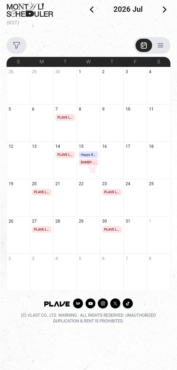 love_is_cherry's tweet photo. *

📁   2026년 07월 첫째 주 스케줄 . zip

▫️ 06/29 (월)  8PM   🩷🖤

ㅡ
🔗https://t.co/xRvPTdD1tA

#플레이브 https://t.co/UeMHYPi6i8