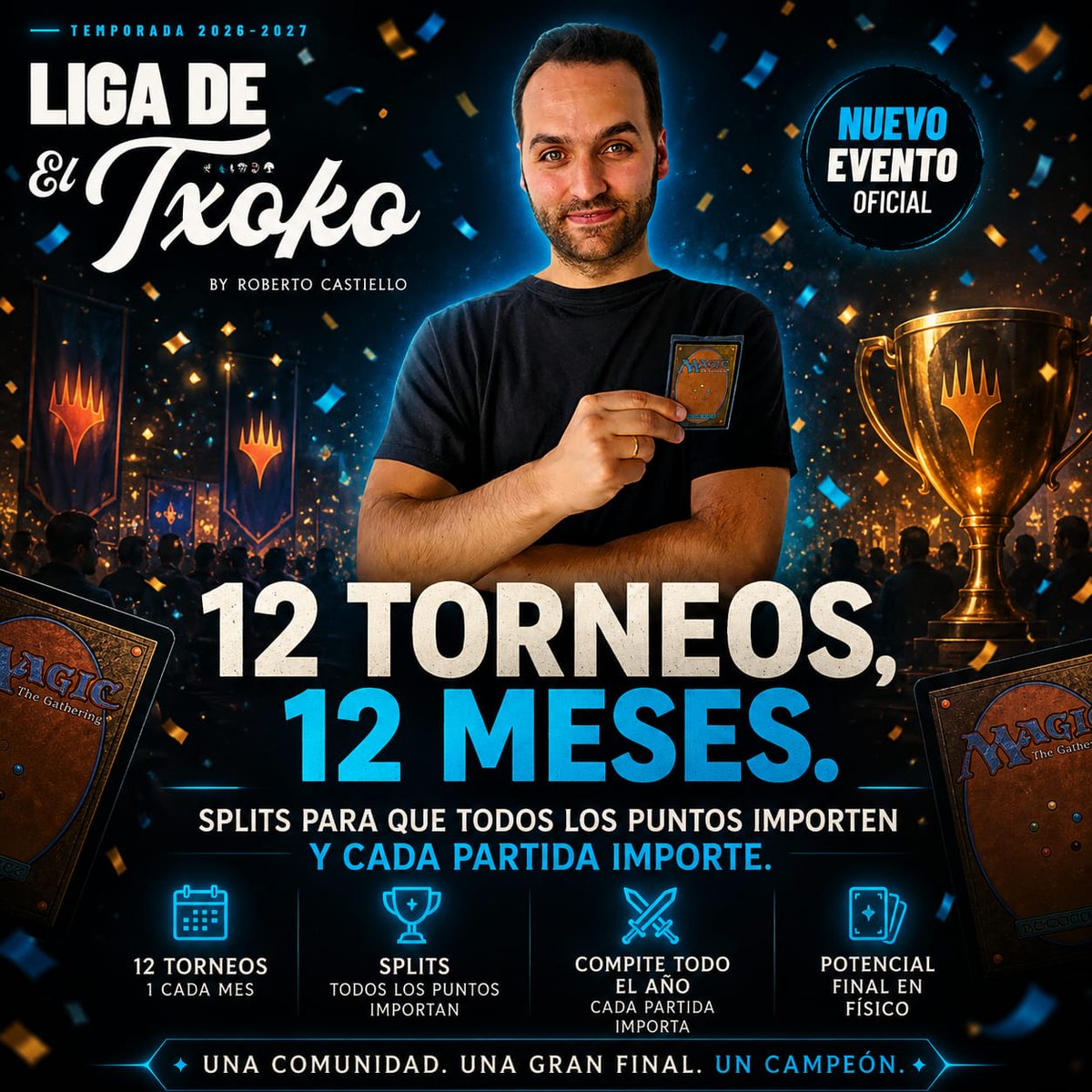 CastielloMTG's tweet photo. 🚨ÚLTIMA LLAMADA

🗓️ Últimos 4 días para inscribirse a la Liga del Txoko!

⚔️ Somos 27 inscritos a estas horas en el Discord de Patreons, ¡no te lo pierdas que va a molar MUCHO!

🔜1 de Julio lanzamos pools y ronda!

🌐Info: https://t.co/QL2FfKwf9X
💬Cualquier duda: me dices! https://t.co/2HDu0CBmuP