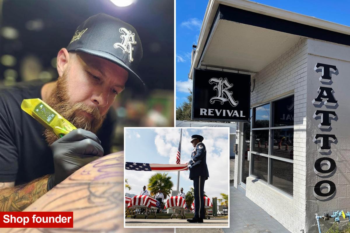 nypost's tweet photo. Florida tattoo shop refuses service to military and veterans for being 'war criminals' https://t.co/cW3XYEis5q https://t.co/pmwYmeuIuq