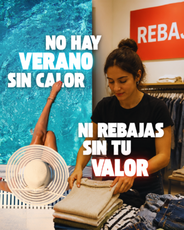 serviciosccoo's tweet photo. 🔴 Nuestro apoyo a las dependientas y dependientes en este fin de semana de rebajas.
👊 Animo, fuerza y paciencia. https://t.co/LCj8kqomQP