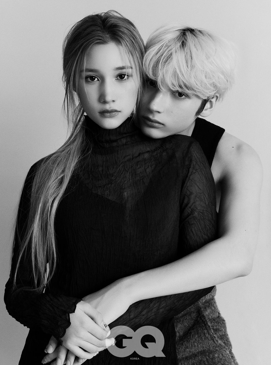 PopHnk's tweet photo. HUENINGKAI's upcoming 'memories style' concept photoshoot with his sister, HIYYIH of Kep1er, is for Dazed Korea magazine's 2026 Summer Edition. https://t.co/GzytzysMqh