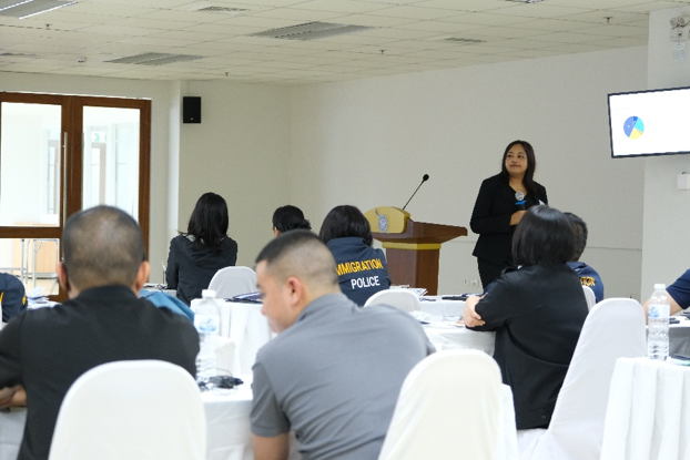 baliprocessrso's tweet photo. 🛂 This week in Bangkok, the RSO joined @FreedomCollab and @IOMThailand to strengthen 🇹🇭Thai immigration officers' capacity to identify trafficking for forced criminality into cyber-scam centres, at one of the last points where intervention may be possible before exploitation occurs.

Officers explored how cyber-scam centre networks recruit and transport potential victims, the indicators that can emerge during screening and interviews, and worked through survivor-informed case studies, with active discussions on how lessons from these can be applied within everyday immigration workflows to improve outcomes.

The RSO thanks the Royal Thai Police and Thai Immigration Bureau for hosting, to Freedom Collaborative and IOM for partnering on delivery, and to @ukinthailand and UK International Development 🇬🇧for making the workshop possible.