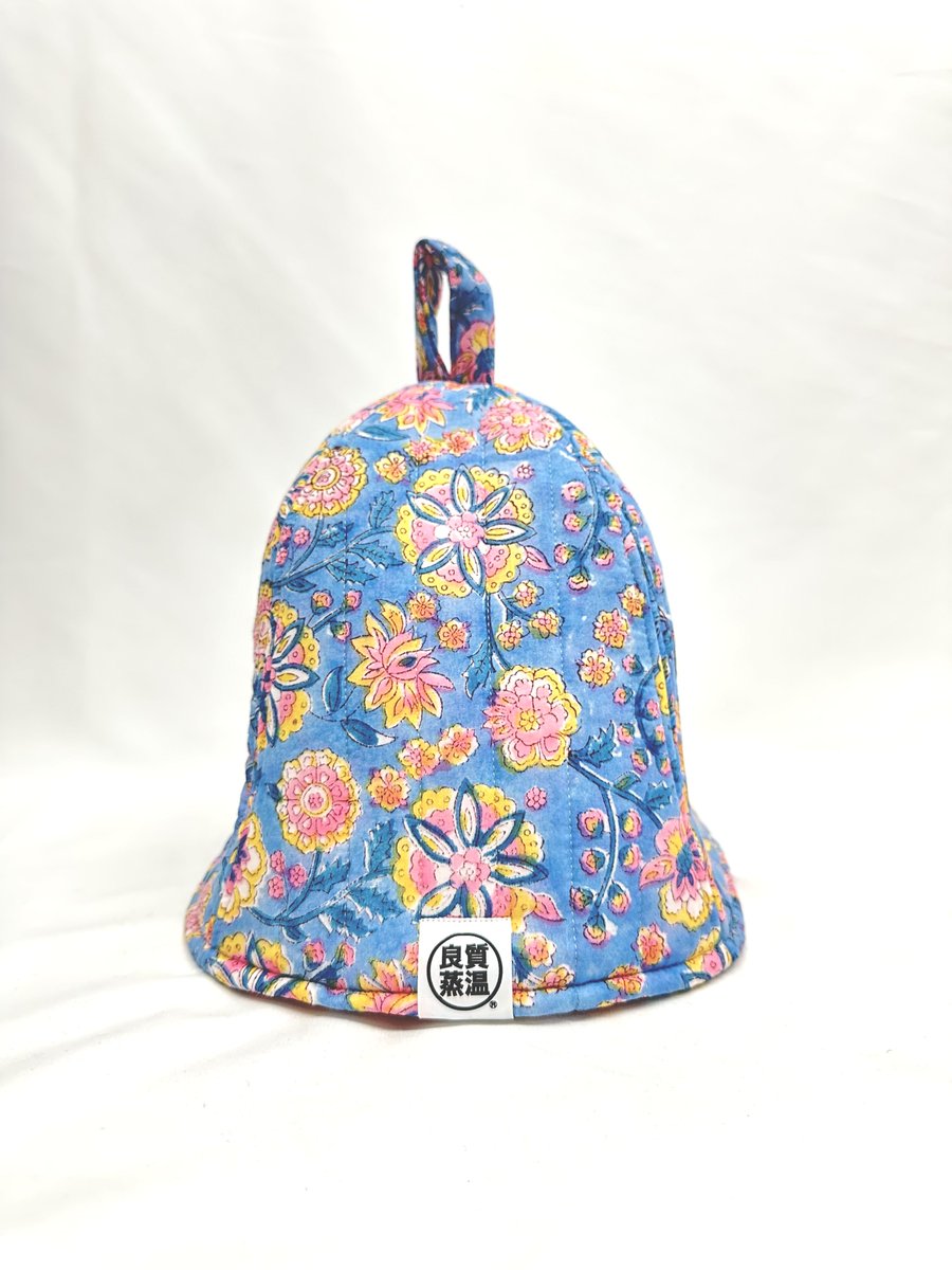 ベストサウナハット⭐︎キルト生地⭐︎美品 明日発売。新色！ トリプル仕立て キルトインド綿サウナハット
