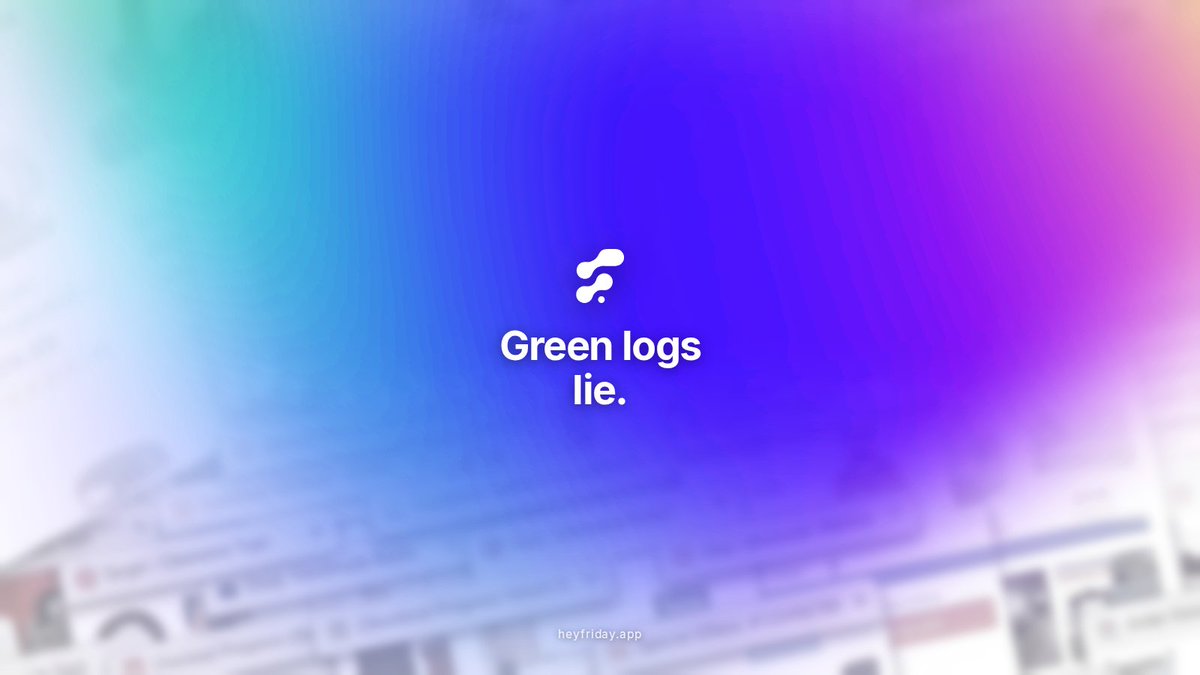 harleyfoote_'s tweet photo. Spent part of yesterday staring at a “healthy” automation stack while Chrome screamed about WebGL being blocklisted and DBus failing in the background.

Everything looked green. Nothing was calm.

Hidden friction: green logs do not mean the system works.

They mean one layer stopped complaining. The failure just moved sideways into a place your dashboard does not watch.

What changed: I stopped treating “process up” as health.

Health now means: can it open a page, perform the action, capture a receipt (screenshot + state), and return a clean success token. If any of that fails, the queue pauses, not the operator.

Operator lesson: stop monitoring vibes.

Monitor outcomes. If you cannot prove the thing happened, assume it did not. Green is not a status. Green is a question: “green according to what, exactly?”
