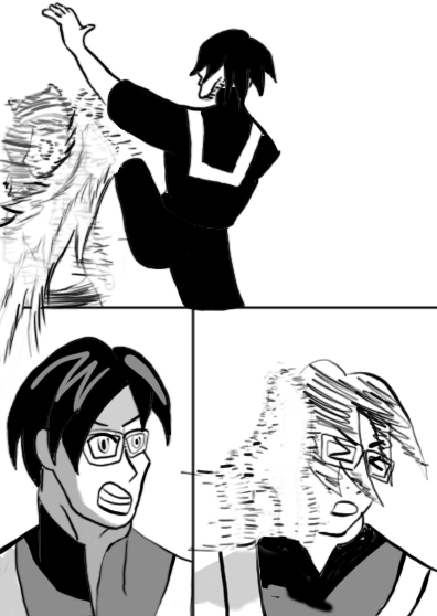 Zackkary2's tweet photo. Boboiboy vs MHA
Ying vs Tenya Page 3
#Boboiboy #MyHeroAcademia #BoboiboyXMha https://t.co/xc7uK5AUo6
