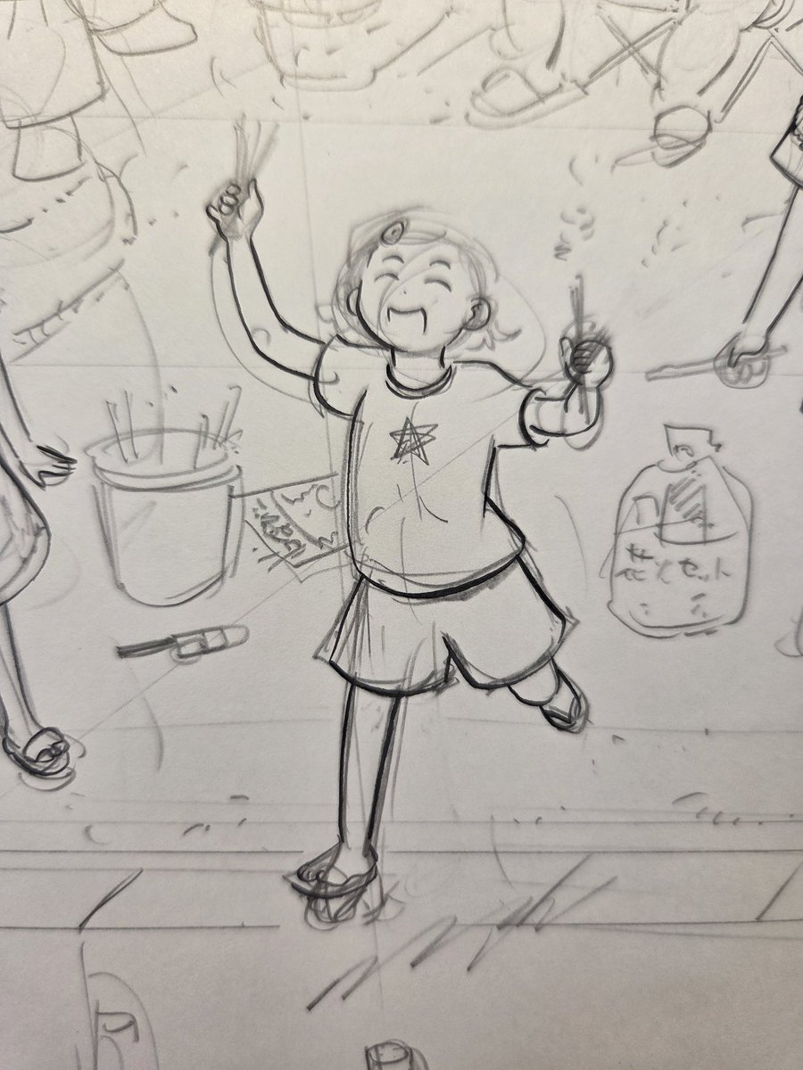 「ひらやすみ」連載100話目の記念カラーを描いてます! 