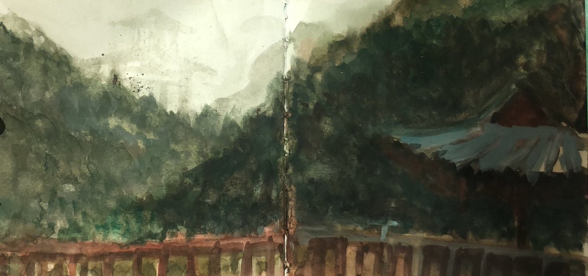 MellowTaki's tweet photo. Watercolor on Sketchbook 6 https://t.co/ZjUrdDZcEP