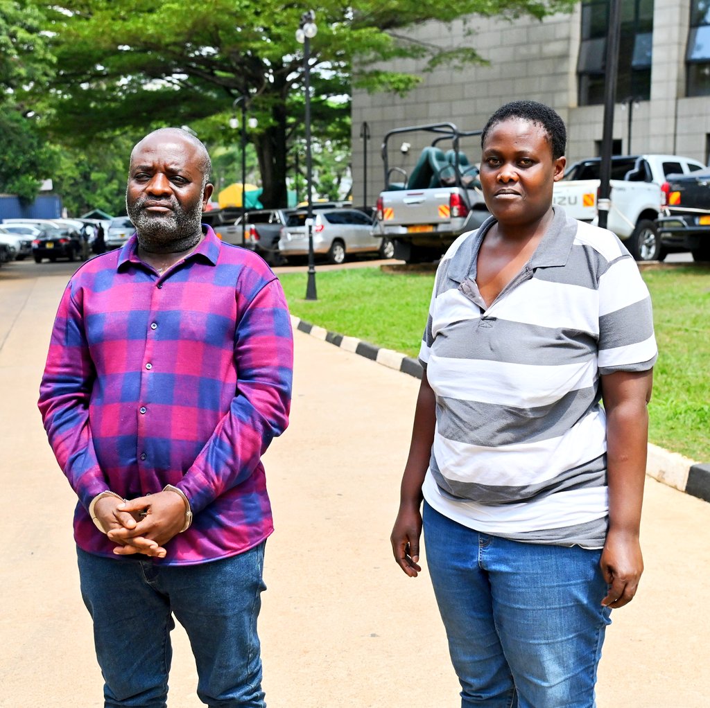 Father48129471's tweet photo. genuine proprietors, Ahimbisibwe Allan and Nassamula Harriet, but with photographs of the suspects.  They further executed a fraudulent sale agreement and convinced the victim to part with UGX 80 million for property they neither owned nor had authority to sell.
#ExposeTheCorrupt https://t.co/coqXerKxnc