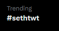 Seth tweet media