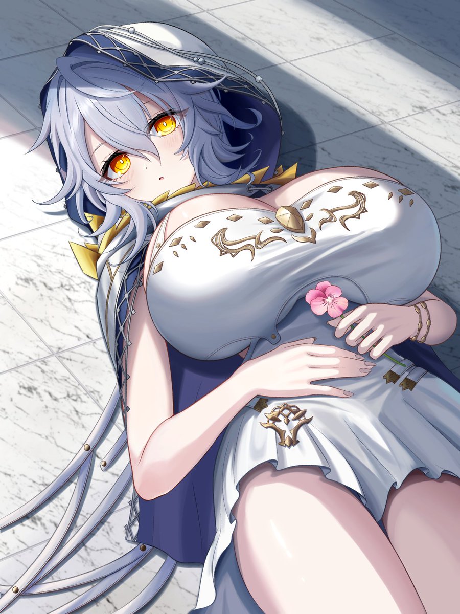potatomato_8's tweet photo. イオちゃんアナザー衣装（DLC）描いた～
白黒のシックな通常衣装も好きだけど、真っ白なイオちゃんも好き https://t.co/Q53P8XckSu