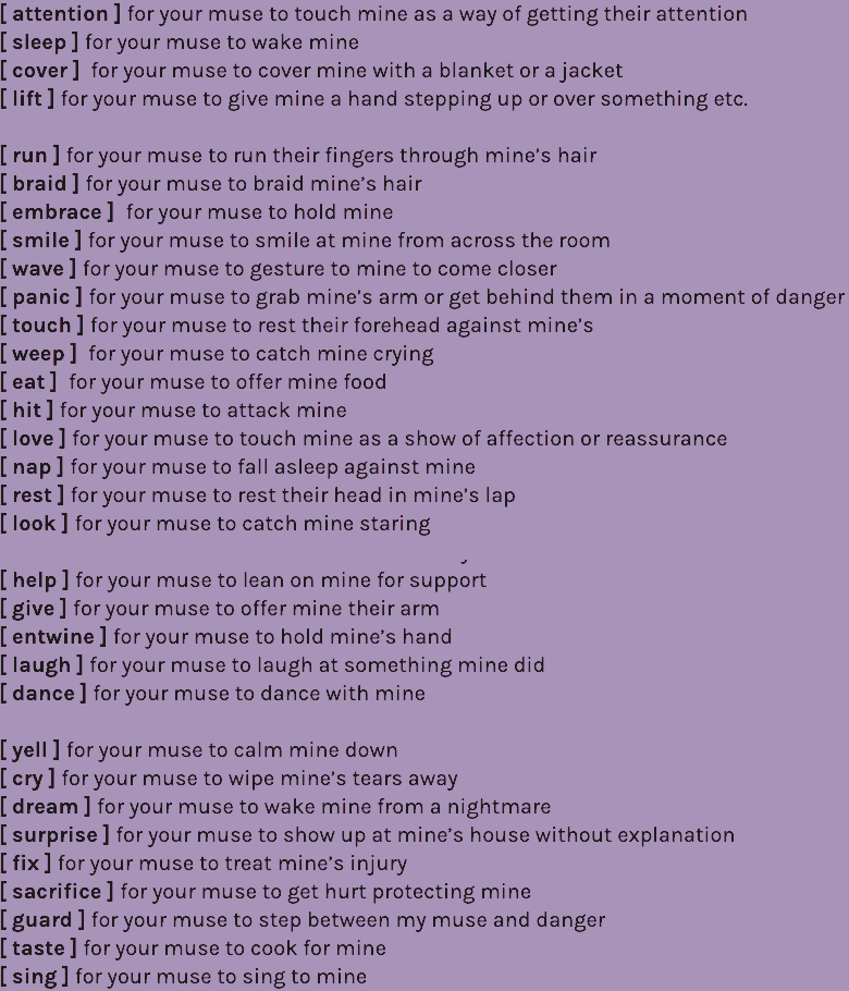 axetriassic's tweet photo. https://t.co/vsVV4OUbQT like for a random starter or comment for a particular one and/or if you want your prompt to be reversed! i will get to these tomorrow after work ♡ https://t.co/IG9gMs5VwC