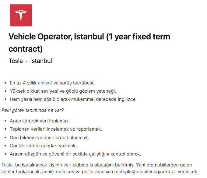 ErkanGumus4x4's tweet photo. TESLA FSD TÜRKİYE'YE GELİYOR MU ? 🇹🇷
Biz Türkiye’de azımsanmayacak bir topluluk olarak Tesla teknolojisine güvendik ve daha FSD aktif değilken bile bu donanımı satın aldık. Aktif olduğunda abone olmak isteyen, süreci bekleyen çok ciddi bir kitle de var, yakından biliyorum.

Son dönemde etrafta çok fazla söylenti dolanıyor. Sakarya civarında kamuflajlı bir Tesla ile FSD testlerinin başladığı konuşuluyor. Yakın zamanda Türkiye’deki test süreçleri için açılan (benim de başvurduğum) iş ilanını da düşününce, beklenti iyice arttı.

@teslaeurope ve Tesla Türkiye ekibinden beklentimiz net: Bizleri, yani müşterilerinizi süreçle ilgili şeffaf bir şekilde aydınlatın. Testler başladı mı? Hangi aşamadayız? Bu konularda yapılacak net bir açıklama, buradaki kullanıcı topluluğuna verilen değeri gösterecektir. Cevaplarınızı merakla bekliyoruz. 
@emir_tuncyurek @BerkTezveren @elonmusk