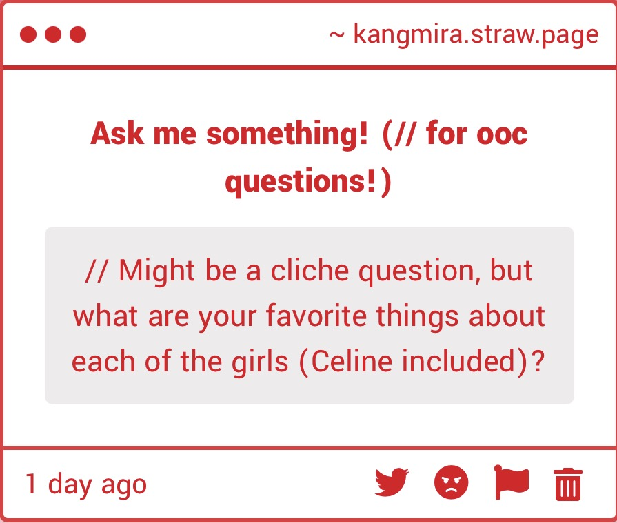 kmiraonthewall's tweet photo. // I don't know if you meant KPDH or GTC, but given that you included Celine I will choose to interpret this as GTC! I'll put my replies in the comments https://t.co/mJXWN2KGLI