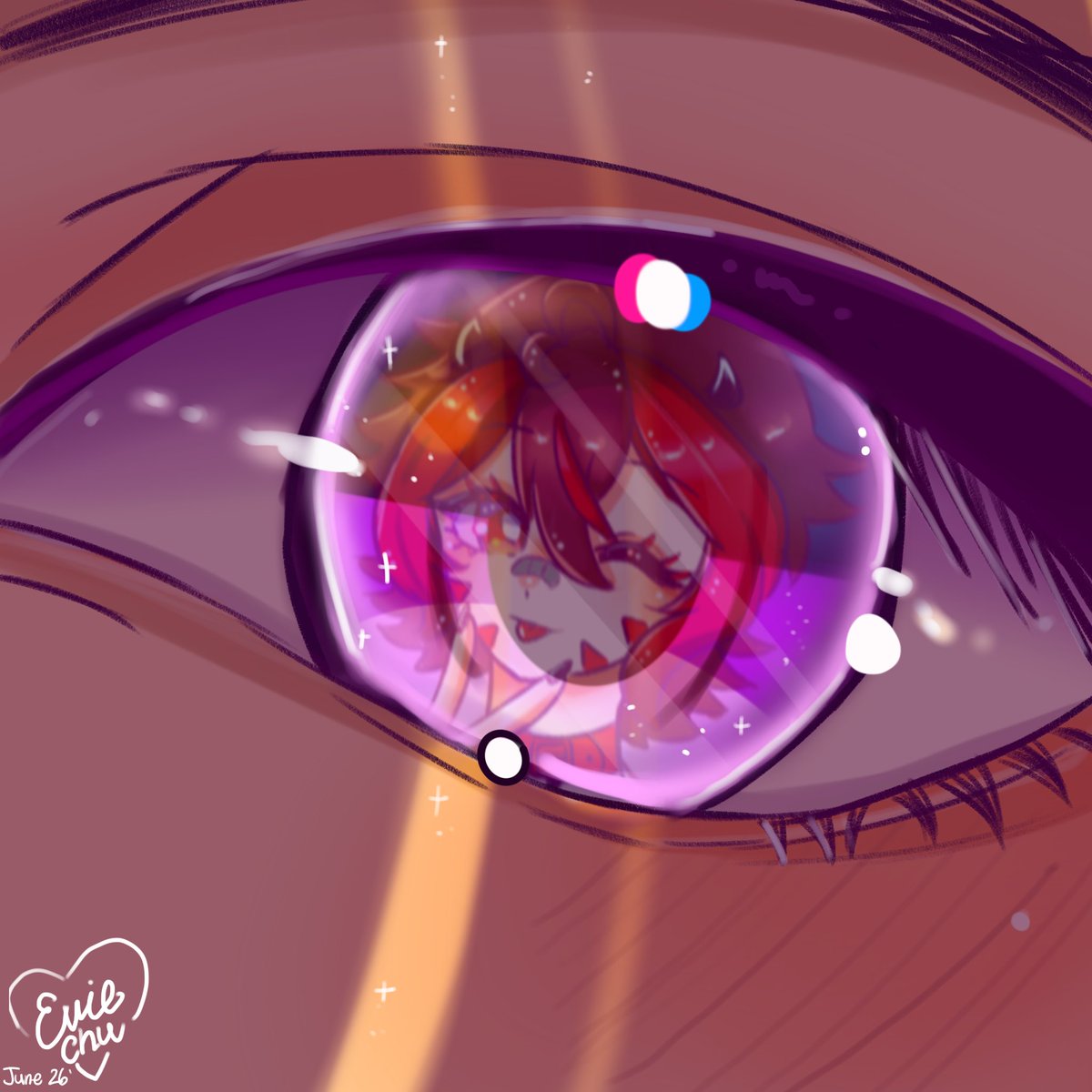 Evie_Chus's tweet photo. Tried smth new and fun :3 

#vtuber #envtuber #art #vtuberart https://t.co/GrPs9cFrMn