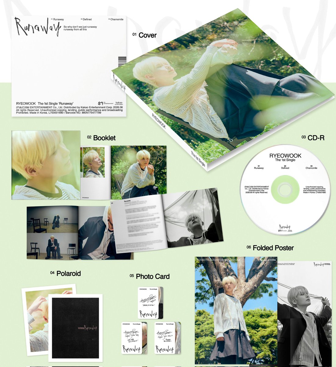 musicartcoex's tweet photo. 💿영풍문고 코엑스점 음반💿
🆕️#려욱 #RYEOWOOK
#RUNAWAY 발매기념
📣포토카드 증정 이벤트
#musicart #뮤직아트 #coex
#영풍문고 #ypbooks #미공포
#SPECIAL_PHOTOCARD #RUNAWAY #DEFINED
#CHAMOMILE #SUPERJUNIOR https://t.co/iYx95nNm15