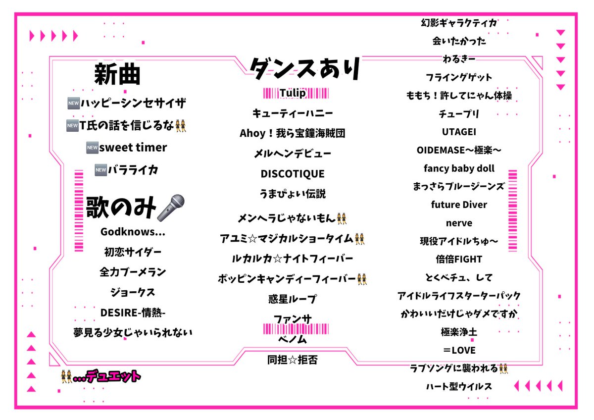 ninja_Tsubasa's tweet photo. 天ノ河つばさ4周年＆生誕祭②
ライブリスト🐱 https://t.co/KjkDwDiDpi