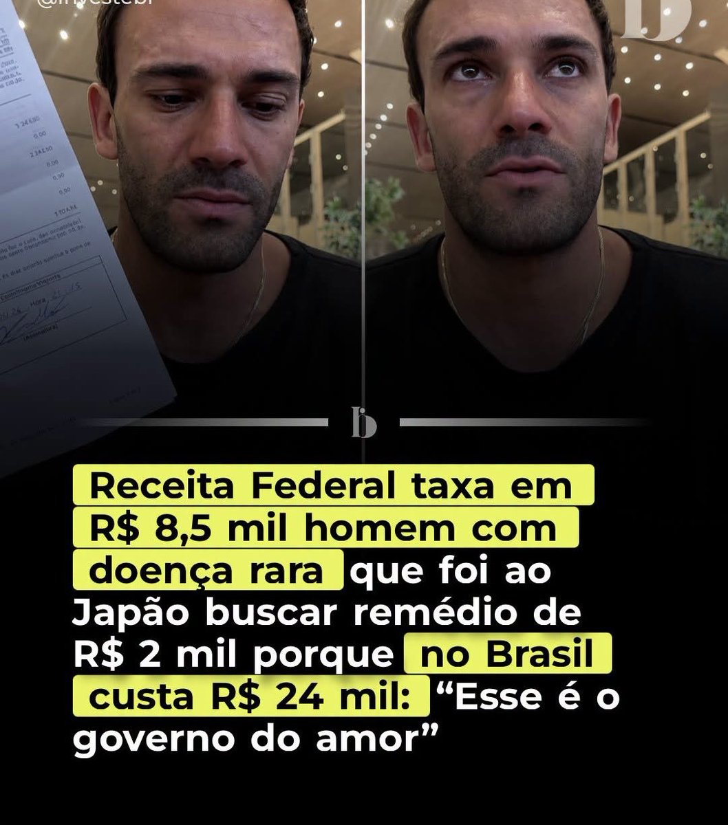 Alessan95516275's tweet photo. Esse é o Brasil atual desgovernado pelo Mula
na doença ou na morte está taxando! https://t.co/qCEaNJfMXL