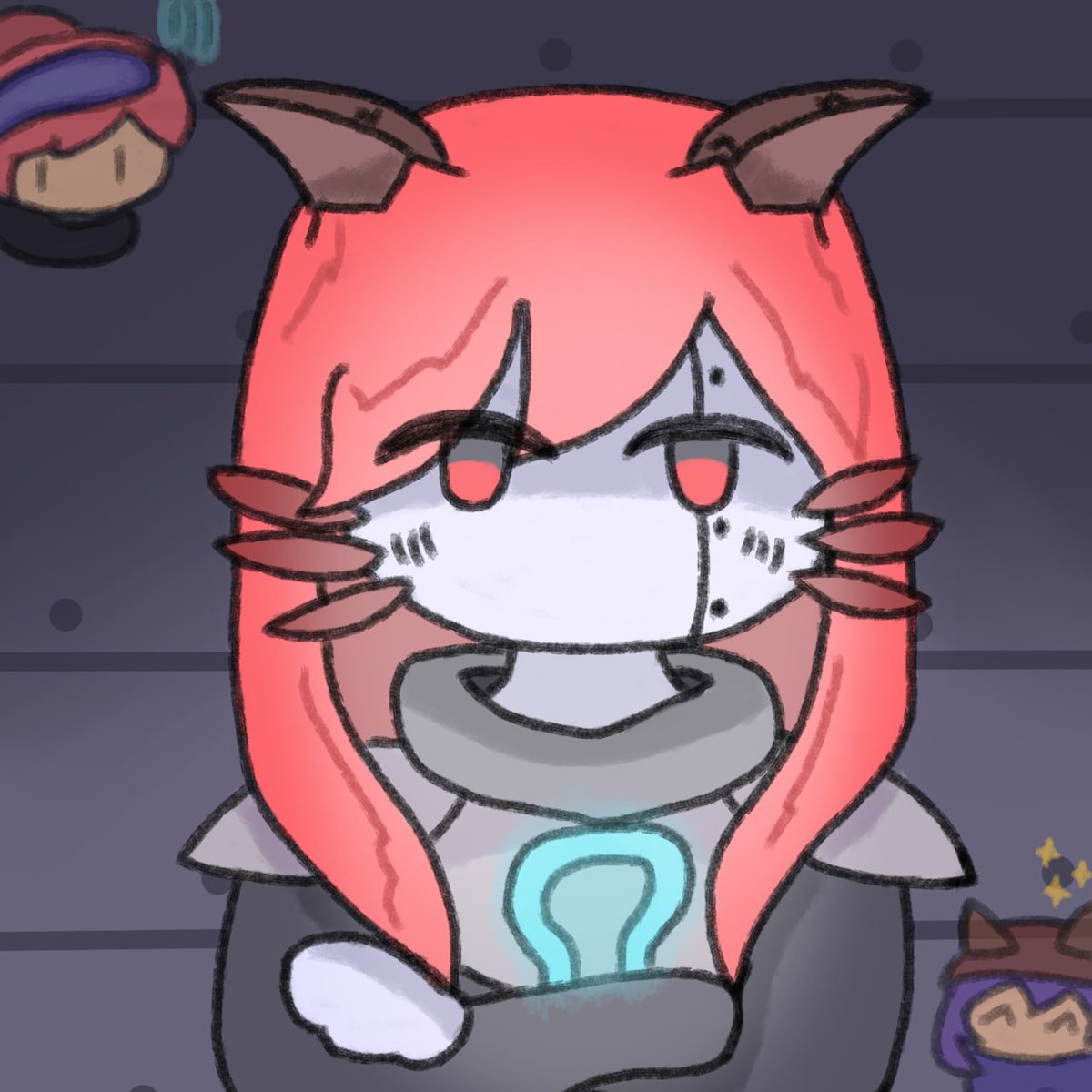 ValzZvid's tweet photo. I don't know where this screenshot came from on my computer, but I liked it so much that I decided to draw Silver with cat ears. Yes. I don't need much time to come up with an idea for drawing.
#ONESHOT 
#ONESHOTFANART https://t.co/K57G4fwdle