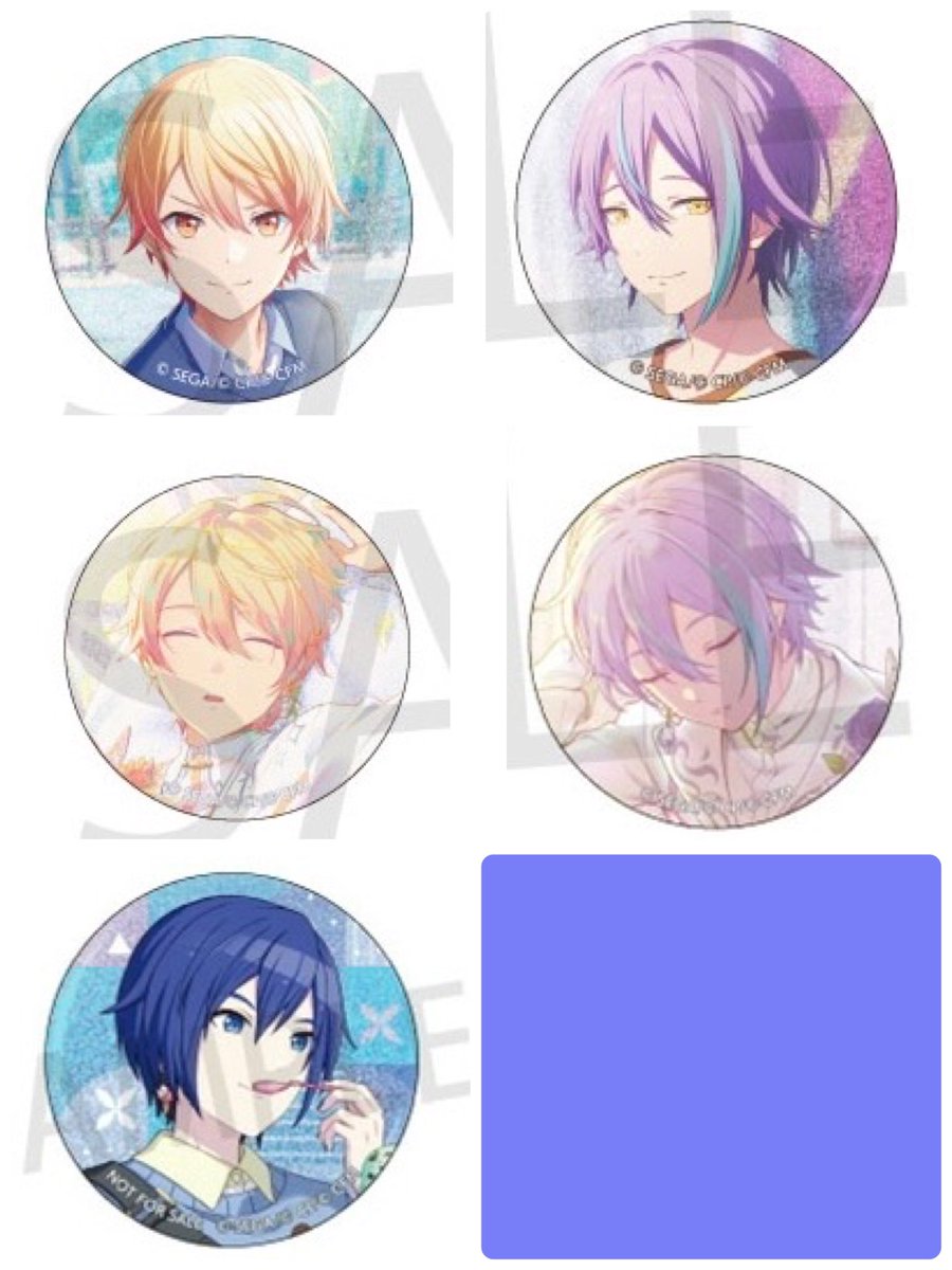 kiiru_torihiki's tweet photo. 【交換 譲渡】プロセカ グリッター缶バッジ グリ缶 55A 56A 56B 55C 56C 

譲▶︎奏、絵名、瑞希、寧々、ルカ
求▶︎画像3枚目の司、類、KAITO各1>>55C類・56C 司、類、定価(+送料)

✔ニーゴ譲渡は同数ルカor当方所持グッズ抱き合わせ
✔アニメイトにて各1BOX予約予定
✔名古屋手渡しor郵送 https://t.co/cZjHw0KNUG
