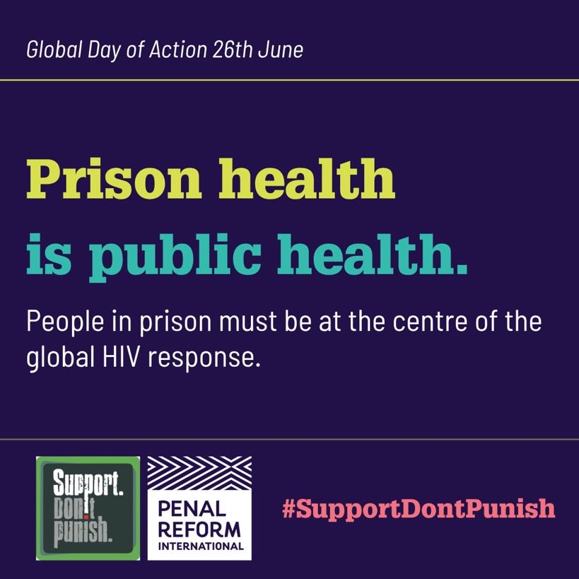 PenalReformInt's tweet photo. 🔴 Today, on the #SupportDontPunish Global Day of Action, we are calling for responses to #drug use rooted in #humanrights and evidence rather than #punishment. 

Learn more: https://t.co/0gw9UCYEXG

 #HealthInPrison #HIVResponse #DrugPolicy #PublicHealth #DrugPolicy https://t.co/ZraDu0RRAV