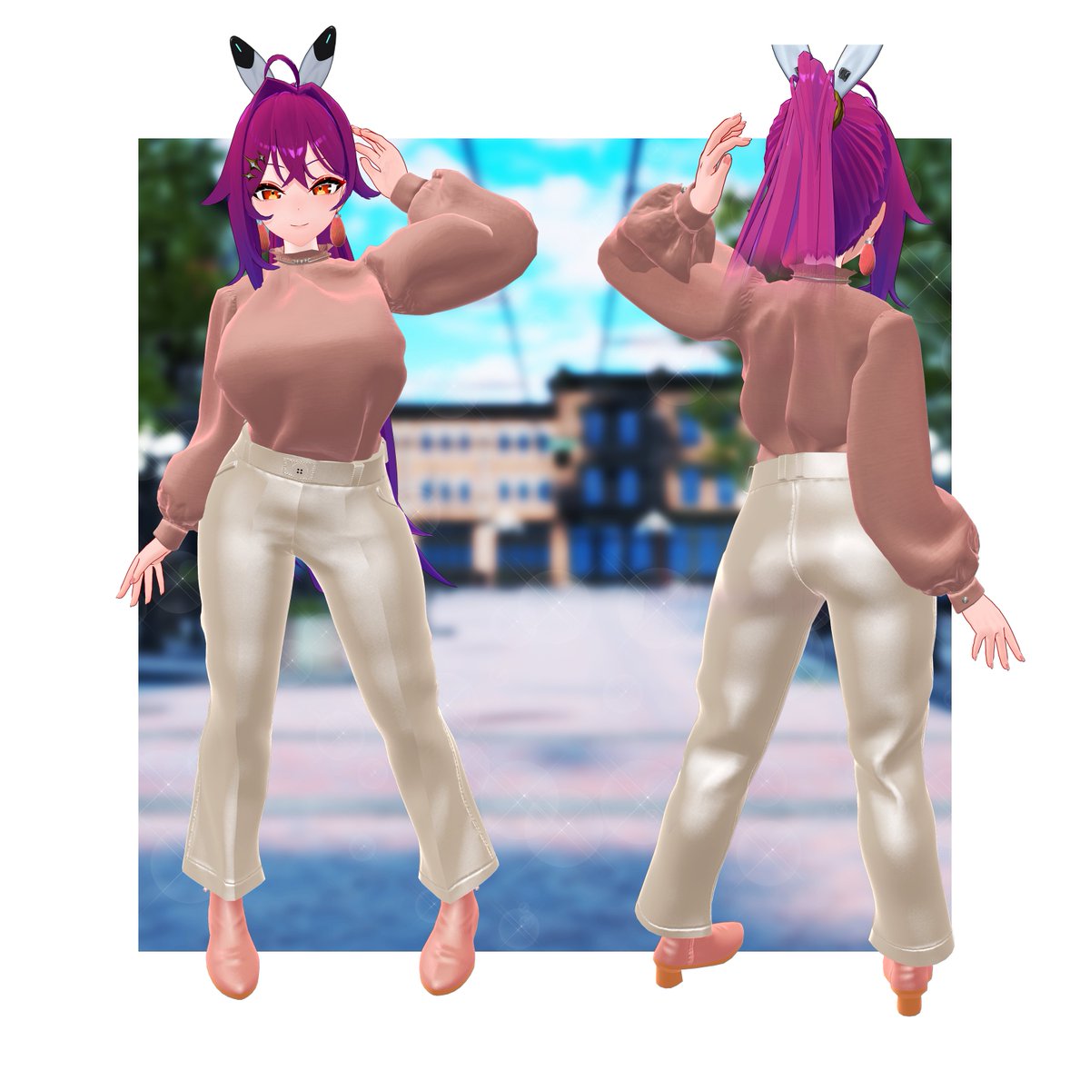 homurano's tweet photo. NEKOKAREYA様より販売開始された「ニューちゃん」に、私のショップの衣装「Any Way!」を対応させて頂きました✨
是非、ご覧くださいー!
#NEWChan3D
#Rest_Wear https://t.co/x2gIOTPSpf