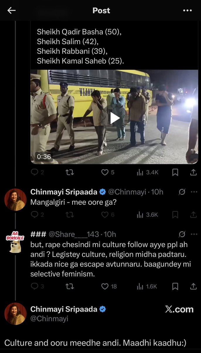 mysticrw's tweet photo. "she calls out sexual assault cases across religions" https://t.co/uQ96I3rF9d
