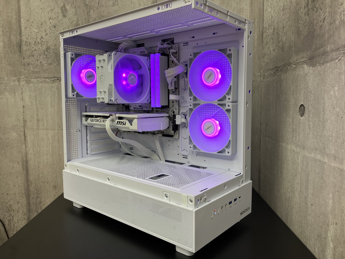 自作PC　第10世代 i3・16GB・256GB・GTX760・WIN11 お客様ご依頼の #組立代行 PCが完成‼️ 🚀#AMD Ryzen 7 9700X 🎮#MSI