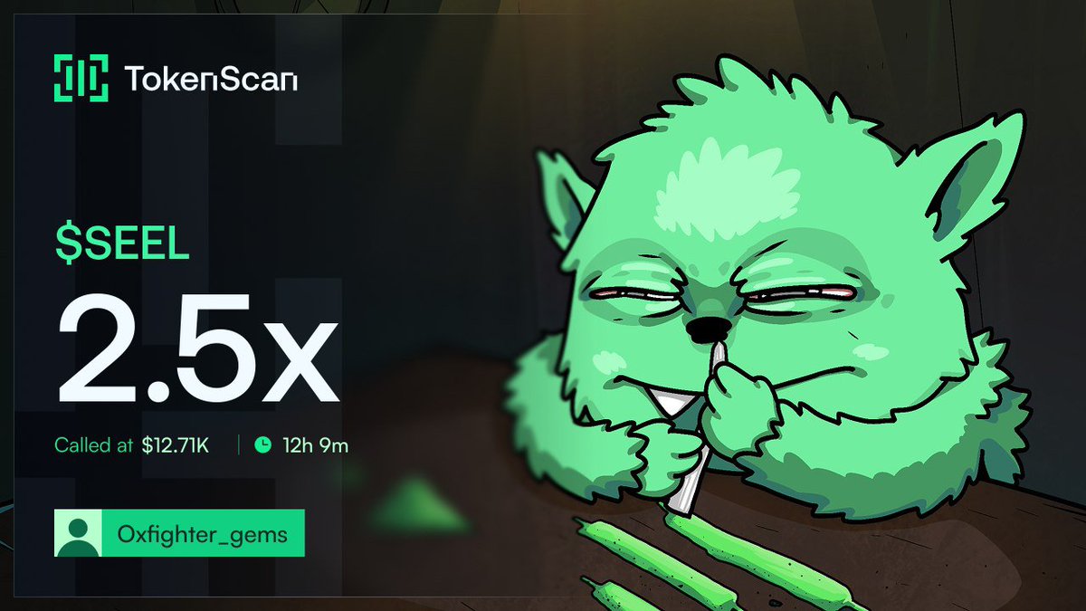 OXfightergems's tweet photo. $SEEL now at 2x up profit from alpha call
CA;
8grtt13ucYVWjuysiG4Bq2gRQ7JhQwtoBt4Y7AYWpump
#solana #memecoin #SolanaGem #Dengen https://t.co/FAP160e6Ec
