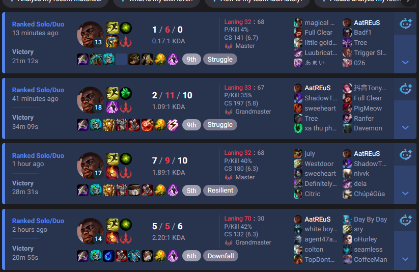 Aatreuslol's tweet photo. Queued up at 2 am tired as fuck, got my shit kicked in 3 times in a row, left with 100 lp

thank you top lane 👍 https://t.co/Hspgk5Ur2A