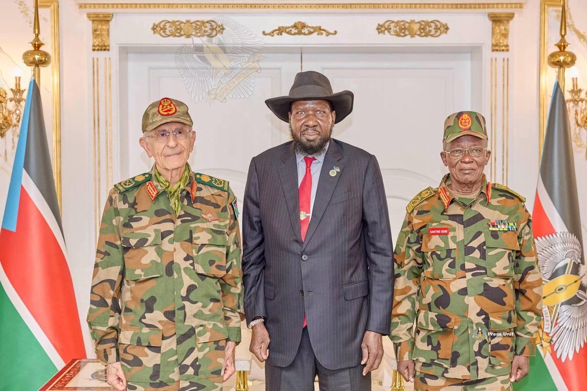 marialapach's tweet photo. Israel’s Gen David Uri Ben-Uziel received honorary decoration for his revolutionary contribution and support for Anya’nya Movement in 60s, being an instructor for infant Movement fighting war of inequality, Injustice and dignity for South Sudanese. Congrats Gen David! https://t.co/nLUSe9kL1m