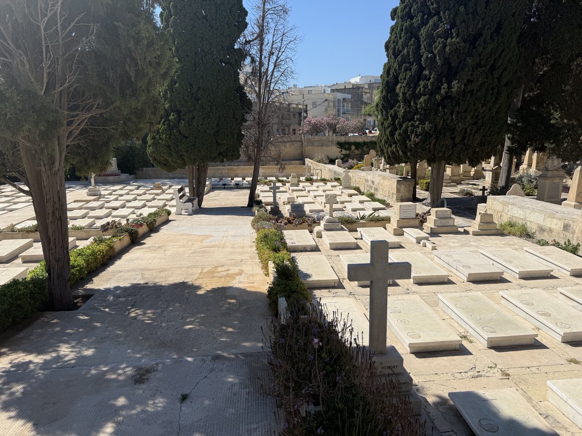 LordAshcroft's tweet photo. Once again as I travel I like to pay my respects at the cemeteries maintained immaculately by the @CWGC. This in Malta is no exception… https://t.co/bWqaGZ7sqP