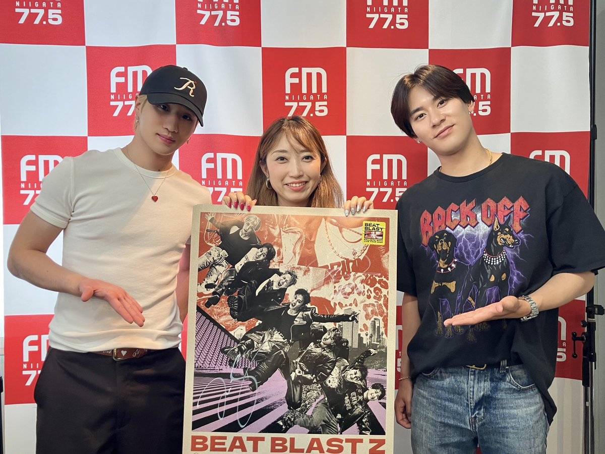 ballistik_fext's tweet photo. [ 📢本日17:20~ ]

📻FM-NIIGATA『SOUND SPLASH』に
#深堀未来 #松井利樹 が出演✨

https://t.co/Ojfuy7rRcT

ぜひチェックしてください！

@SOUNDSPLASH775 #ss775
#MIKU #RIKI #BALLISTIKBOYZ https://t.co/0kjRbbmjtJ