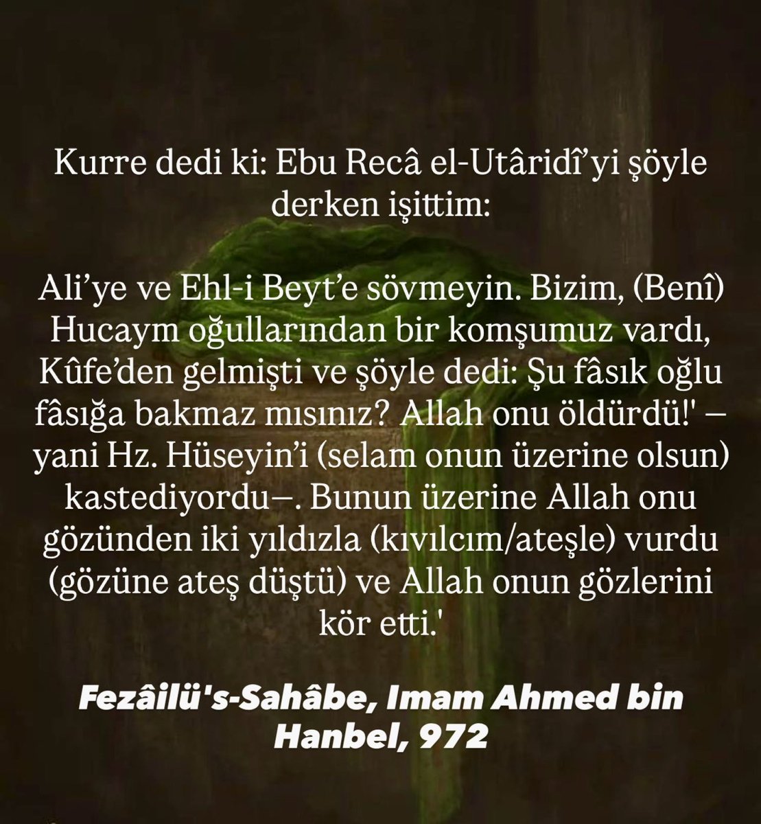 Al_hadimi_'s tweet photo. Allah ﷻ Ehl-i Beyt’i seven, Ashaba karşı haddini bilenlerden razı olsun. https://t.co/vaDJf9CB5J