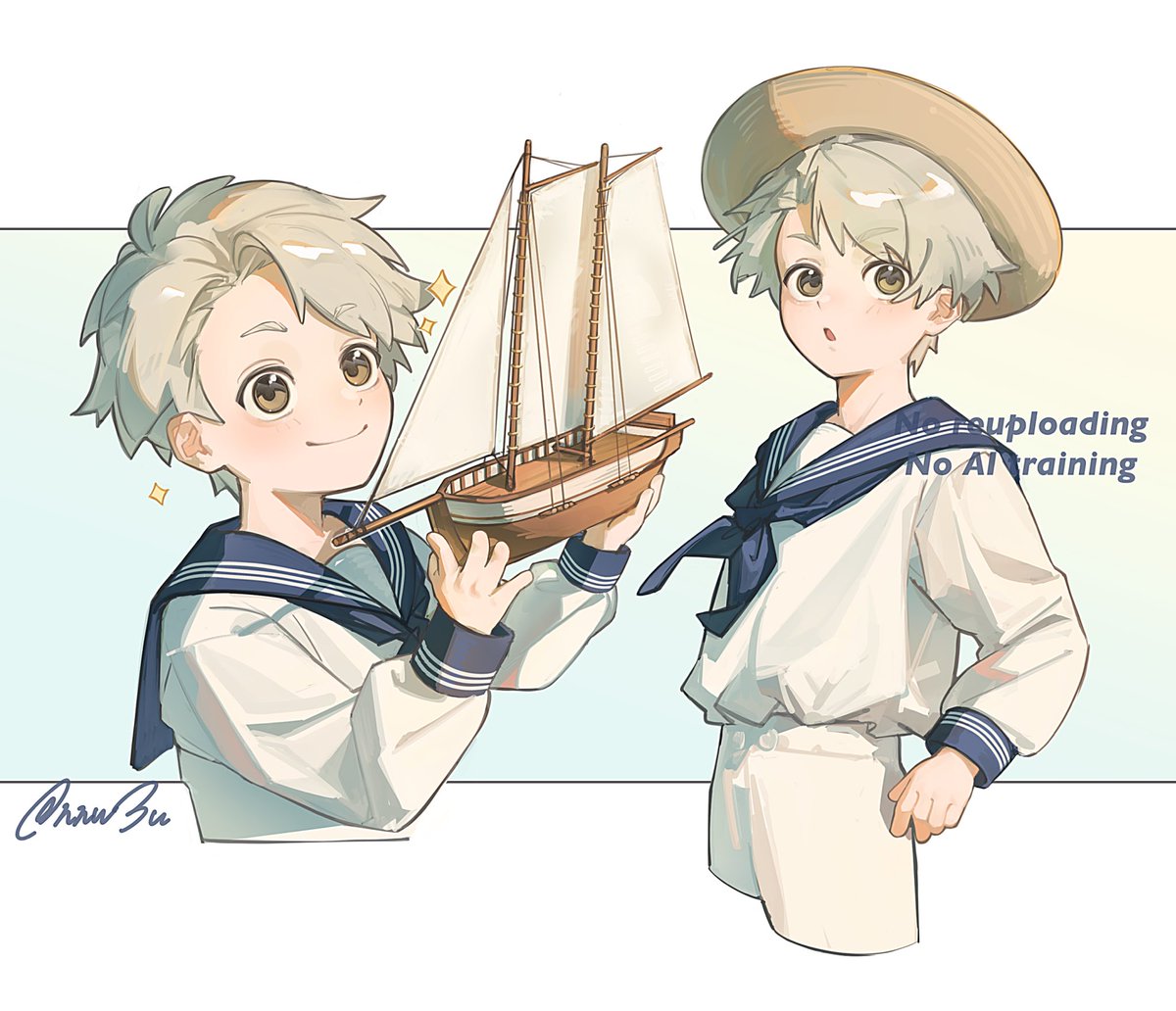 nnw3u's tweet photo. ジョンくん⚓️ https://t.co/rc6MUCrDXL