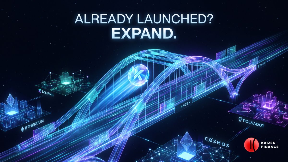 kaizen_finance's tweet photo. Cross-chain expansion doesn’t require a new token

With Kaizen, existing projects can:

→ Bridge deployed tokens
→ Expand to new chains
→ Reach new users and ecosystems
→ Scale without rebuilding infrastructure

Grow beyond a single blockchain.

👉 https://t.co/mvyRglIqtj https://t.co/y9VmYeQE79