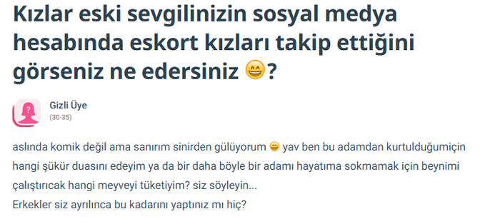 nocontext_i's tweet photo. Eski sevgilinizin sosyal medya hesabında escort kızları takip ettiğini görseniz ne dersiniz? 

Erkekler siz ayrılınca bu kadarını yapıyor musunuz? https://t.co/owMyoOkzo6