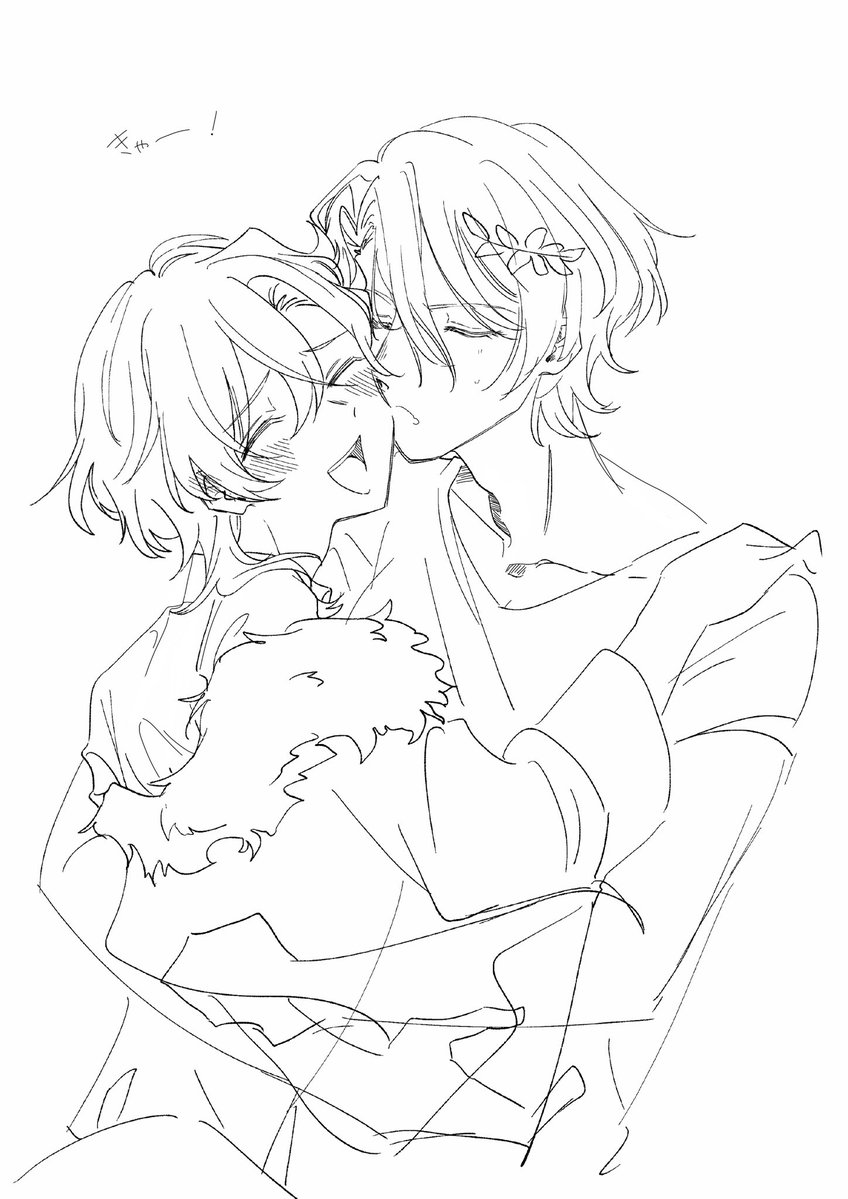 nagiemon324's tweet photo. ※レイチュリ
※🦚🛀
フォルダからラフを見つけたので描いた https://t.co/MlYzOwCAq3